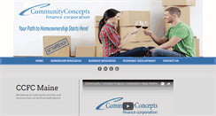 Desktop Screenshot of ccfcmaine.org